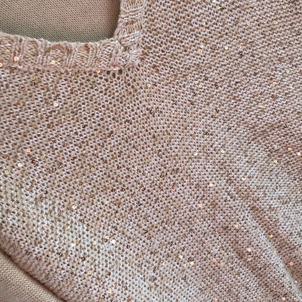 Sparkly gold sweater